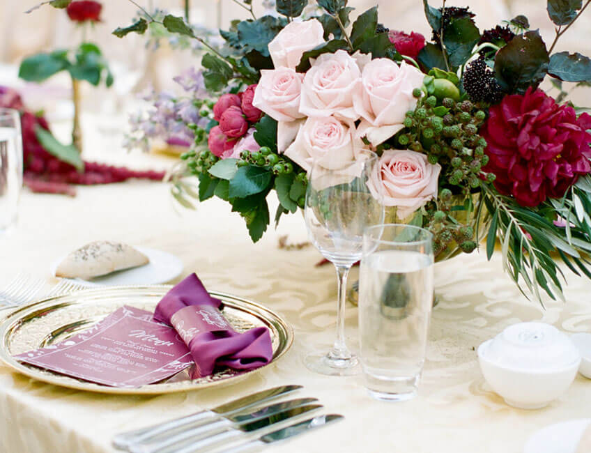 Noku Beach House - Wedding setup